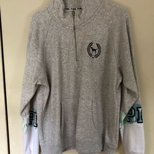 VS pink tropical sweater